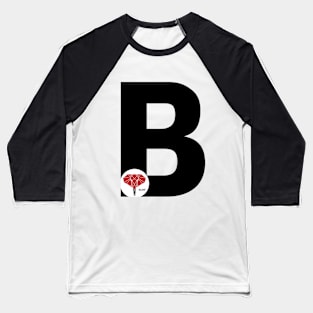 Alphabet B by SLON Baseball T-Shirt